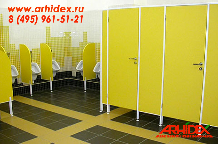 Сантехнические перегородки туалетные кабины Архидекс Стандарт ЛДСП 25мм